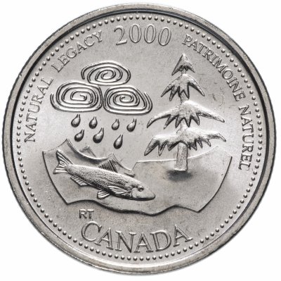 купить Канада 25 центов (cents) 2000 "Миллениум - Природное наследие"