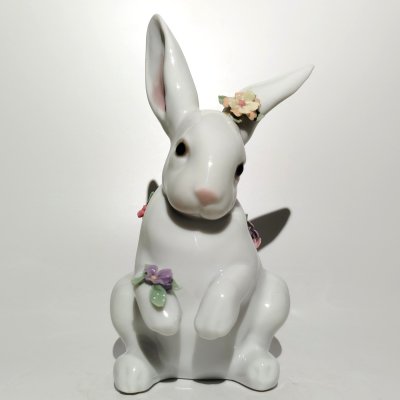 купить Статуэтка "Кролик", фарфор, роспись, Lladro, фарфор, роспись, Lladro, Испания, 1993 г.