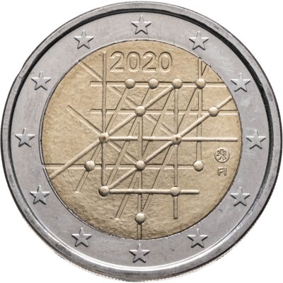 купить Финляндия 2 евро (euro) 2020 "100 лет Университету Турку"