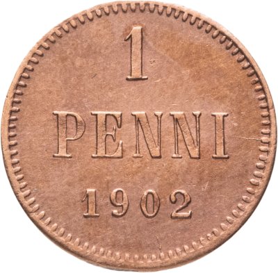 купить 1 пенни (penni) 1902 Российская Финляндия