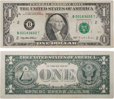 купить США 1 доллар 1995 B-Нью Йорк