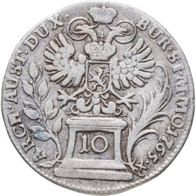 купить Австрия 10 крейцеров 1765