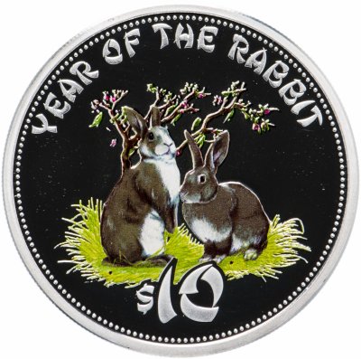 купить Острова Кука 10 долларов 2011 "Лунный календарь - Год кролика"