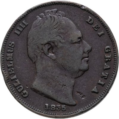 купить Великобритания 1 фартинг 1835
