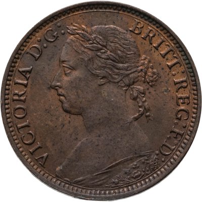 купить Великобритания 1 фартинг (farthing) 1881