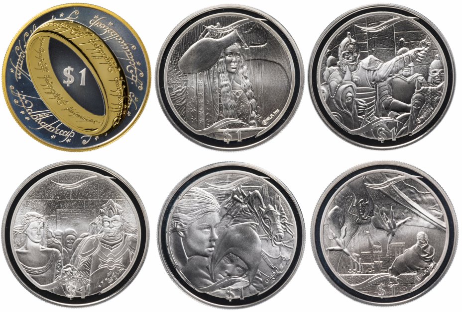 Листинг новых монет. Набор монет Властелин колец новая Зеландия. Монеты новая Зеландия Властелин колец. Набор монет новая Зеландия 1 доллар 2003. 1 Доллар новая Зеландия 2003 серебро.