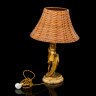 Купить Лампа настольная с фигурой мужчины в шляпе, металл, золочение, камень, Западная Европа, 1900-1930 гг.