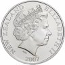 Купить Острова Кука 1 доллар 2007 Бриллиантовая годовщина свадьбы Елизаветы II и Принца Филиппа в буклете