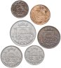 Купить Латвия набор монет для обращения 1922-1936 (6 шт.) "Сантимы Первой Республики"