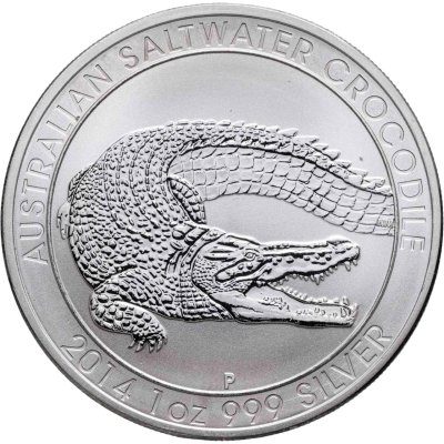 купить Австралия 1 доллар (dollar) 2014 P Australian Saltwater Crocodile (крокодил)