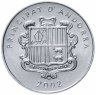 Купить Андорра 1 сантим (centime) 2002 "Пиренейская серна"