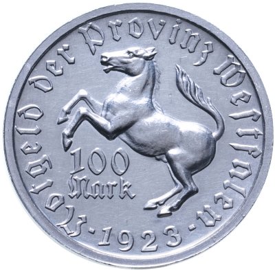 купить Германия, Вестфалия 100 марок 1923