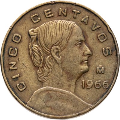 купить Мексика 5 сентаво (centavos) 1966