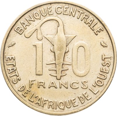 купить Западная Африка (BCEAO) 10 франков (francs) 1970