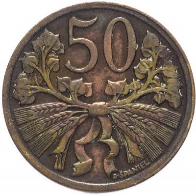 купить Чехословакия 50 геллеров 1947