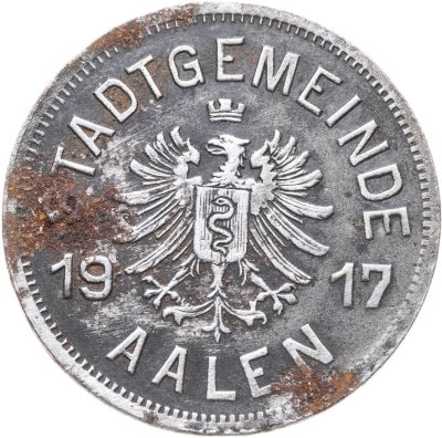 купить Германия, Аален 50 пфеннигов 1917