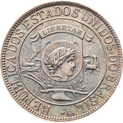 купить Бразилия 1000 реалов 1900 "400 лет открытию Бразилии"