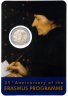 Купить Мальта 2 евро (euro) 2022 "35 лет программы Erasmus" (в буклете)