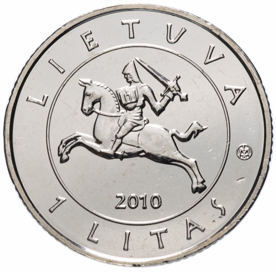 купить Литва 1 лит (litas) 2010   "600 лет со дня Грюнвальдской битвы"