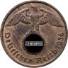 Купить Германия (Третий рейх) 2 рейхспфеннига (reichspfennig) 1936 D