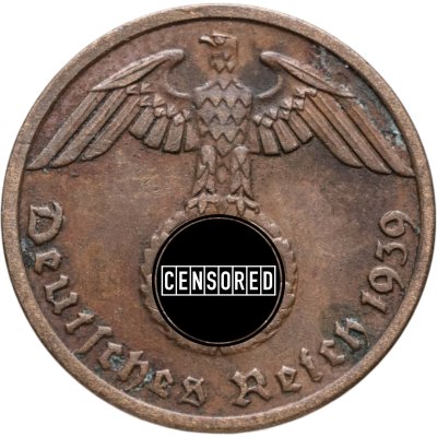 купить Германия, Третий рейх 1 рейхспфенниг (reichspfennig) 1939 A