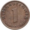 Купить Германия, Третий рейх 1 рейхспфенниг (reichspfennig) 1939 A