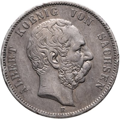 купить Германская Империя, Саксония 5 марок 1876