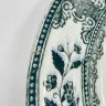 Купить Большая декоративная тарелка с цветочным декором, фаянс, деколь, Всеукртрест (Будянский фаянсовый завод «Серп и Молот»), СССР, 1920-1930 гг.