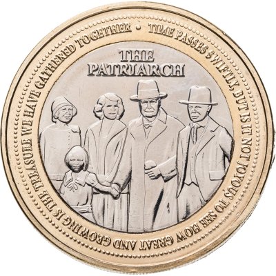 купить Джерси 2 фунта 2024 "150 лет со дня рождения Уинстона Черчилля. Патриарх"