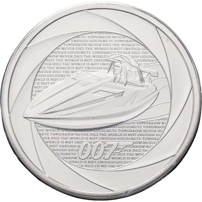 купить Великобритания 5 фунтов 2024 "Джеймс Бонд 007 IV фильмы 1990-х", в буклете