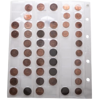 купить Германия (ФРГ) набор из 522 монет (1, 2, 5, 10 и 50 пфеннигов) 1948-1999