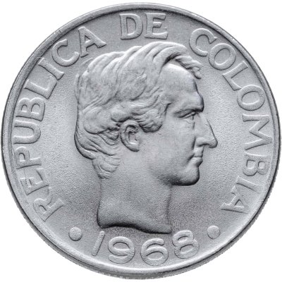 купить Колумбия 50 сентаво (centavos) 1968