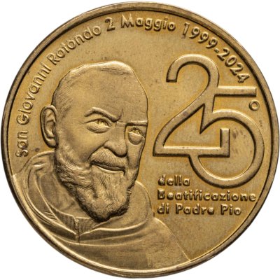 купить Италия медаль жетон "Сан-Джованни-Ротондо. Падре Пио"