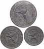 Купить Бельгия набор 5,10,25 сантимов 1915