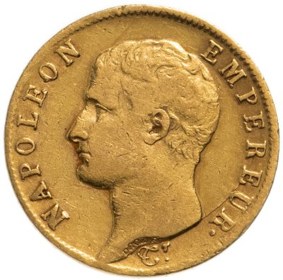 купить Франция 20 франков (francs) 1806 с портретом Наполеона I Бонапарта