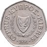 Купить Кипр 50 центов 1991