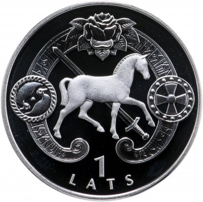 купить Латвия 1 лат (lats) 2007 Proof "Сигулда - город в центральной части Латвии " в футляре с сертификатом
