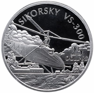 купить Соломоновы острова 25 долларов 2003 "Вертолет Vought-Sikorsky VS-300"