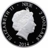 Купить Остров Ниуэ 2 доллара 2014 "Валентинка", в футляре с сертификатом