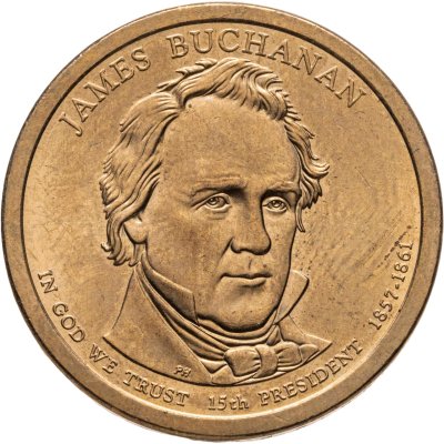 купить США 1 доллар 2010 "15-ый Президент США - Джеймс Бьюкенен"
