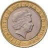 Купить Великобритания 2 фунта (pounds) 2006 "200 лет со дня рождения Изамбарда Кингдома Брунеля — мост Альберта"
