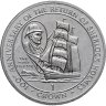 Купить Гибралтар 1 крона 1994 BUNC 100 лет возвращению Шерлока Холмса - Мария Целеста