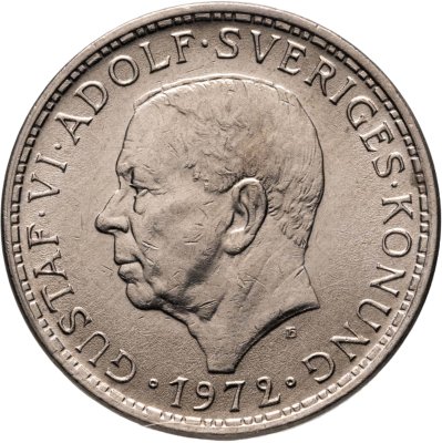 купить Швеция 5 крон 1972