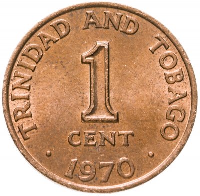 купить Тринидад и Тобаго 1 цент (cent) 1970