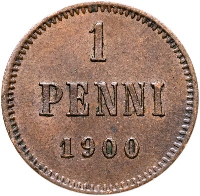 купить 1 пенни (penni) 1900 Российская Финляндия