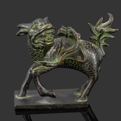 купить Статуэтка "Собака Фу" (Небесный лев Будды), металл, Китай, 1980-2000 гг.