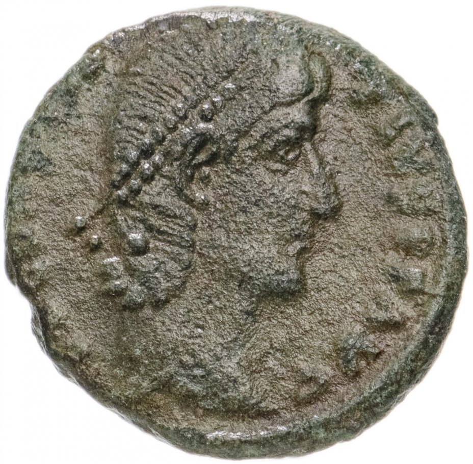 купить Римская Империя, Констанций II, 324–361гг, фракция фоллиса (реверс: надпись внутри лаврового венка)