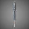 Купить Подарочный набор: Ручка роллер Parker IM Premium T318 Blue Grey CT F черные чернила и Ежедневник недатированный, серый, Лаки и смолы: лак, латунь, нержавеющая сталь, 2026 г.