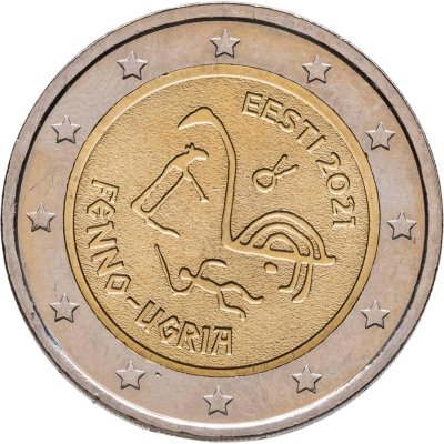 купить Эстония, 2 евро 2021 Финно-угорские народы