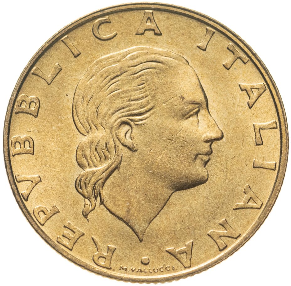 Монета Италия 200 лир 1999 "Карабинеры, защита культурного наследия ...